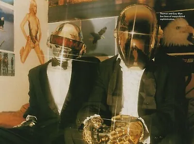 Daft Punk - Thomas & Guy   - Half Size Magazine Advert • £3.99