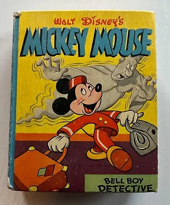 Disney’s Mickey Mouse Bell Boy Detective Big/ Better Little Book #1483 Fine  • $52.50