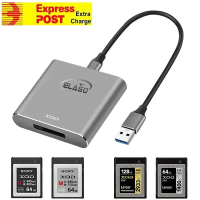 $29.95 • Buy USB Type-C XQD Memory Card Reader For Sony G/M Series Lexar 2933x 1400x