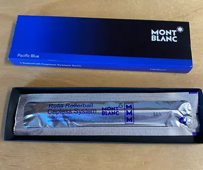MONTBLANC Refill Rollerball Capless M 1 Pacific Blue Brand New Genuine In Box • $18