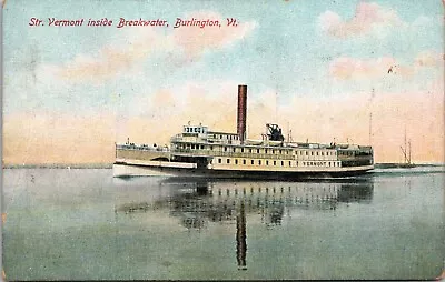 Steamer VERMONT Inside The Breakwater Burlington VT • $3.75