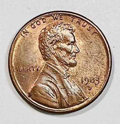 1983 D Lincoln Obverse Memorial Reverse 1 Cent Misprinted  LIBERTY  Error 7188 • $16.99