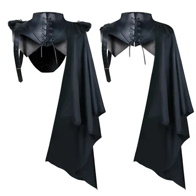 Mens Medieval Retro Cape Grim Reaper Cloak Halloween Party Vampire Cloak Cosplay • $37