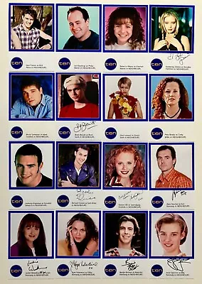 NEIGHBOURS 1990s Cast Fan Cards - Kimberley Davies Brooke Satchwell Dan Falzon • £5.99