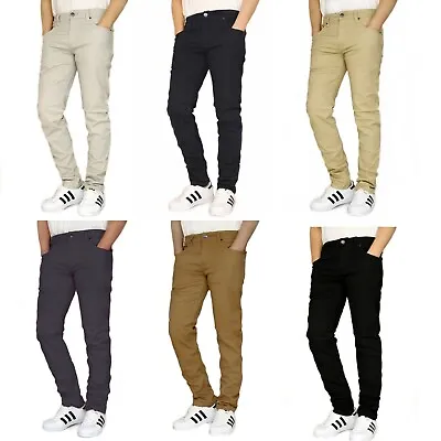 Men's Twill Stretch  Super Skinny Jeans Victorious 6 Colors 26-42 Waist *dl1001 • $21.95