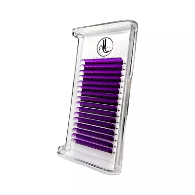 Mink Eyelash Extensions - 0.07mm Fine & Soft Purple Matte C/D Curl Lashes • $7.95