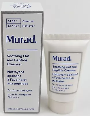 Murad Soothing Oat & Peptide Cleanser 0.5fl.oz./15ml Travel/Trial Size • $9.95