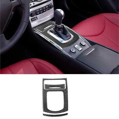 3Pcs Carbon Fiber Automatic Gear Shift Cover Trim For Infiniti G37 Sedan 2010-13 • $19.66