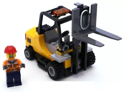 LEGO City Cargo Train 60198 Fork Lift Genuine Mini Figure Worker Manual Driver • $25