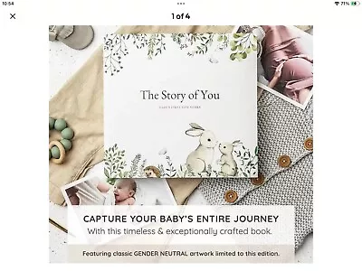 The Story Of You 5 Year Memory Book Album Woodland Theme Neutral New In Box • $18.99