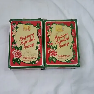 Vintage Mysore Sandal Soap Pack Of 2 • $6