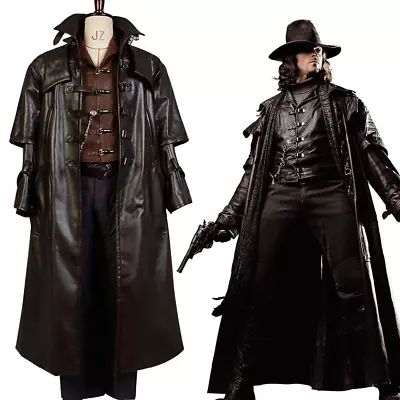 Abraham Van Helsing Costume Hunter Of Monsters Cosplay Vampire Hunter Outfit • $118.75