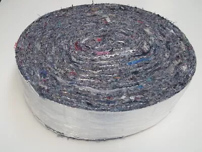 Insulation Pipe Wrap 3 X25' Batt Cotton Soundproof Multi-Use No Itch Lung Safe • £16.41