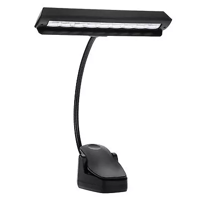 Portable Flexible 9 LEDs Clip On Music Stand Light Bedroom Reading Desk Lamp BOO • $19.20