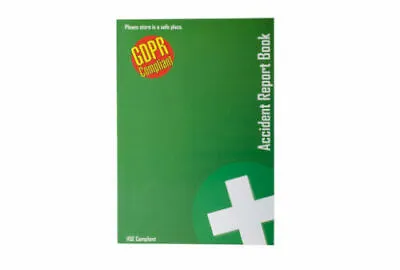 1 X GDPR Compliant A5 First Aid Accident Report Book • £3.28