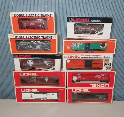 Mixed Lot Of 10 Lionel Trains O Scale Freight Cars (mixed Roadnames) #2 • $61