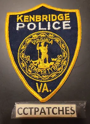 $9.99 • Buy Kenbridge, Virginia Police Shoulder Patch Va