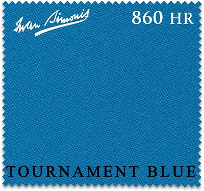 860HR Pool Table Cloth (Tournament Blue 9 Ft) • $621.99