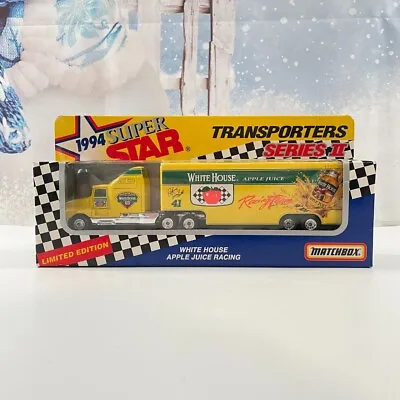 Matchbox 1994 Super Star Transporters Series Ii White House Apple Juice 1/80 Nib • $9.56