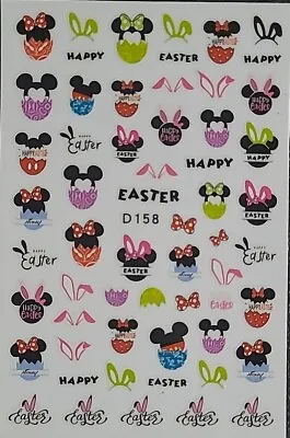 Easter Mickey Mouse Nail Art Stickers  • $3.89