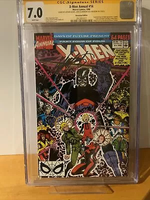 X-Men Annual #14 CGC 7.0 3X Signed SS Claremont Adams Milgrom 1st App Gambit • $200