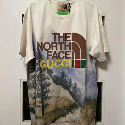 $1508.04 • Buy THE NORTH FACE X GUCCI Print T-shirt Size S Auth Unisex New Unused From Japan