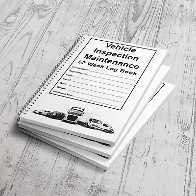 A5 52 Week Vehicle Inspection Maintenance Record Book Commercial Safety Check • £5.99