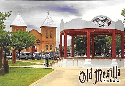 New Mexico Chrome Postcard Old Mesilla Stone's Throw From Las Cruces • $0.99