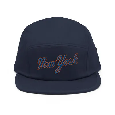 New York Mets Retro Embroidered Vintage Five Panel Cap Baseball Hat • $28.90