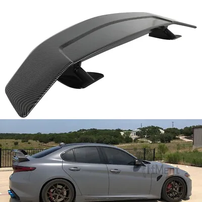 For Alfa Romeo Giulia 2015-2023 Carbon Fiber 46  Trunk GT Lip Rear Spoiler Wing • $134.99