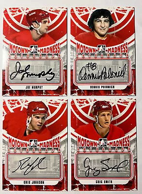 LOT Of 4 Cards 2012-13 ITG Motown Madness AUTOs Murphy Johnson Smith Polonich SP • $29.99