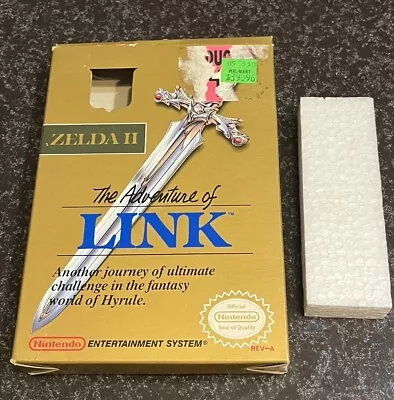 BOX AND FOAM ONLY Zelda II: The Adventure Of Link NES Nintendo BOX & FOAM ONLY • $109.99