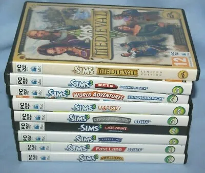 £4.99 • Buy The Sims  Sims 3 / Expansion Pack Pc Cd Rom Games & Add Ons You Choose