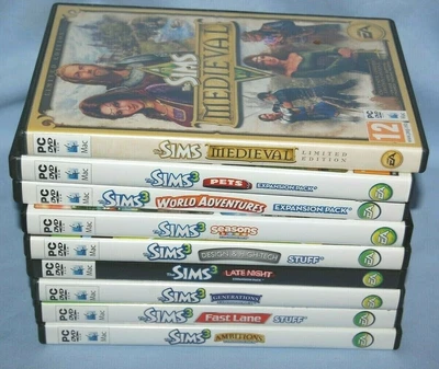£4.99 • Buy The Sims  Sims 3 / Expansion Pack Pc Cd Rom Games & Add Ons You Choose