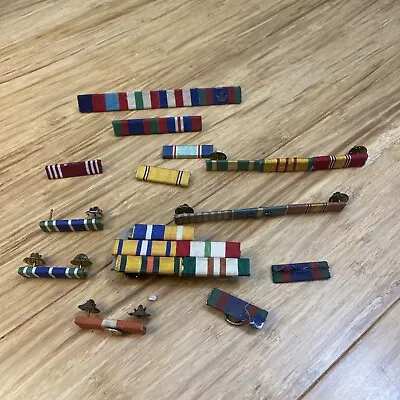 Vintage Lot Of 10+ Military Uniform Ribbons KG JD • $15