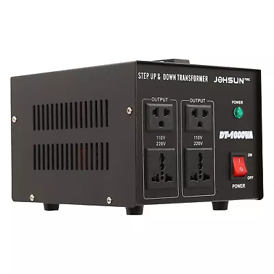 800W Heavy Duty Voltage Converter Transformer AC 220V To 110V Step Up/Step Down • £40.89