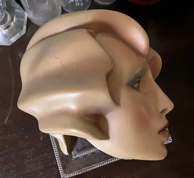 Beautiful Vintage Woman Mannequin Head Bust Flapper Hair Style • $285
