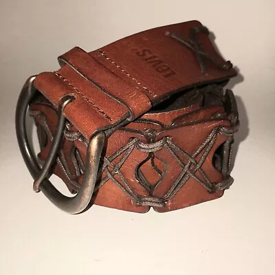 LEVIS XL Leather Belt  X  Design Length 46.5 Inchs Not Including Buckle • $15.99