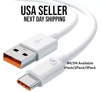 USB Type C Data Cable Fast Charging 6A USB-A To USB-C Charger For Home And Car • $3.79