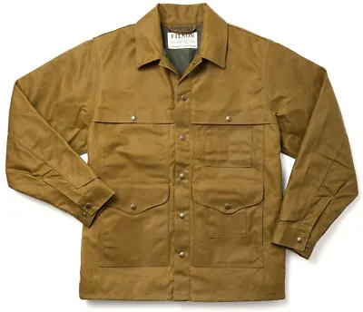 Filson Lined Tin Cruiser 20204429 Dark Tan Khaki Waxed Tin Cloth Oil Finish CC • $349.99