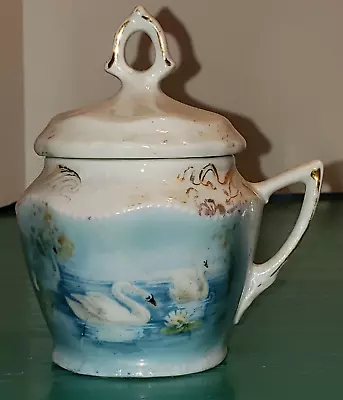 RS Prussia Swans Mustard Pot • $27.50