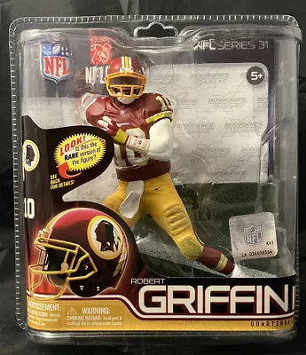 McFarlane NFL Series 31 Robert Griffin III Figure Debut Washington Redskins • $15