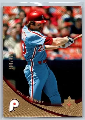 Mike Schmidt 2005 Upper Deck Ultimate Signature Edition 800/825 #31 Philadelphia • $4.99