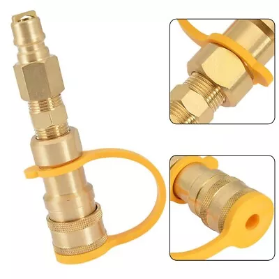 Quick Disconnect Fitting For LP Gas Propane Hose 38inch Natural Gas Hookup • $42.69