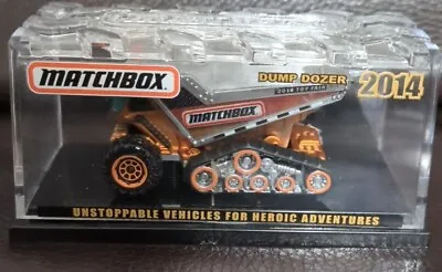 Rare 2014 Matchbox Toy Fair Dump Dozer Collectible Die Cast Bulldozer • $79.99