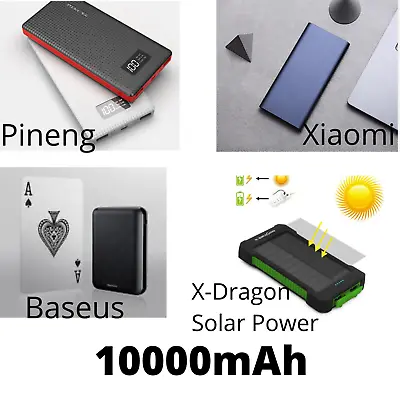 $20 • Buy Multi Power Bank Rechargeable USB-C USB 10000mAh 20000mAh Fast Charge Xiaomi +