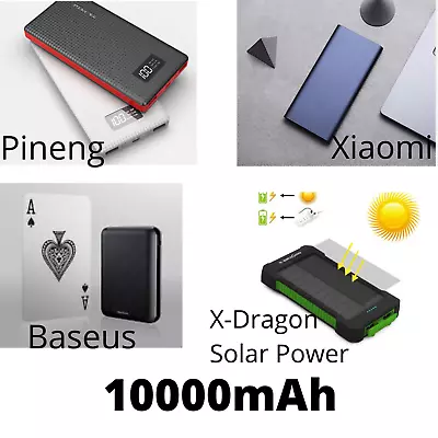 Multi Power Bank Rechargeable USB-C USB 10000mAh 20000mAh Fast Charge Xiaomi + • $20