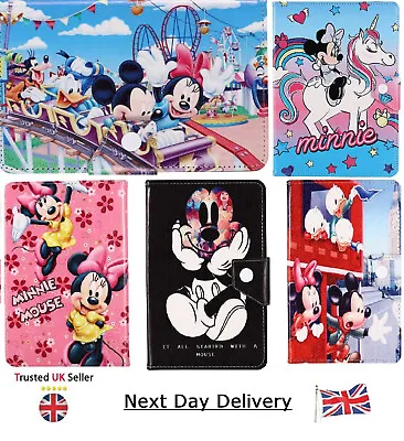 Mickey & Minnie Mouse Cover ~ Children Case For Apple IPad 9.7  10.2  Pro 10.5  • £15.99