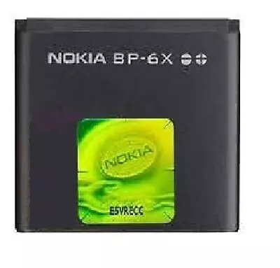 New Nokia Battery BP-6X BP6X For 8800 Sirocco 8800 Arte 8860 N73i BL-5X • £6.95