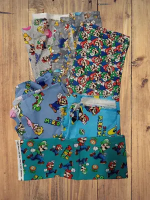 Assorted Mario Fabric - 1 Lb Scrap Bundle • $21.74